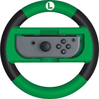HORI Deluxe Wheel Attachment - Volante per Nintendo Switch (Verde/Nero)