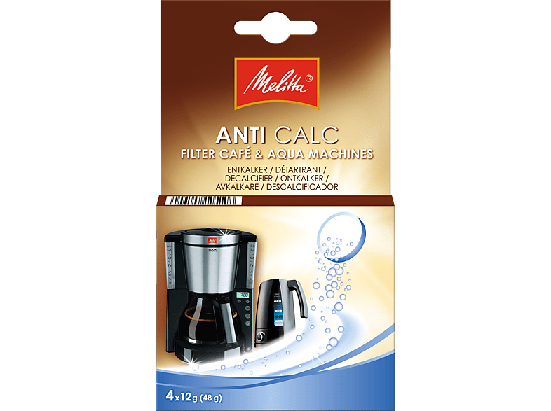 MELITTA Anti-kalk tabletten (ANTI-CALC TABS 4X12GRS)