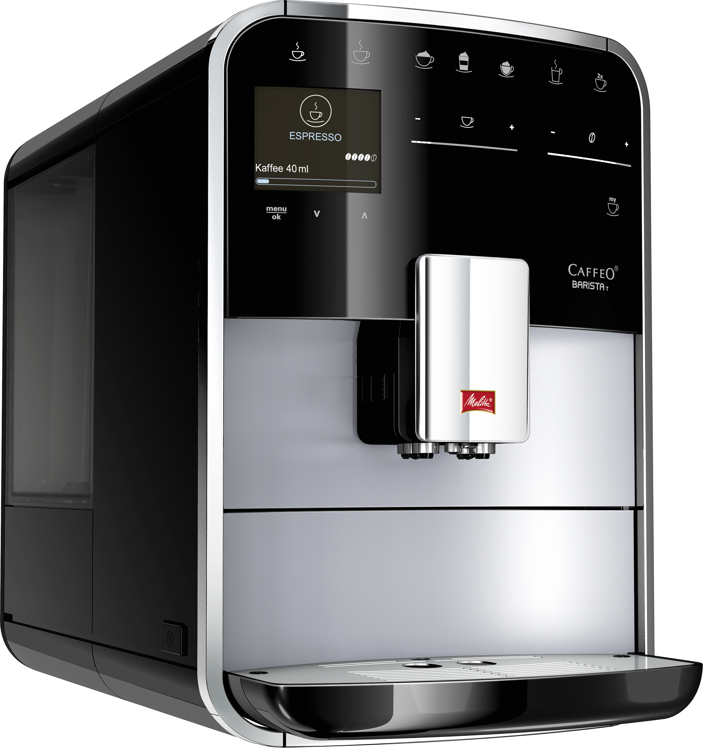 MELITTA F 730-101 Caffeo Barista T Kaffeevollautomat Silber