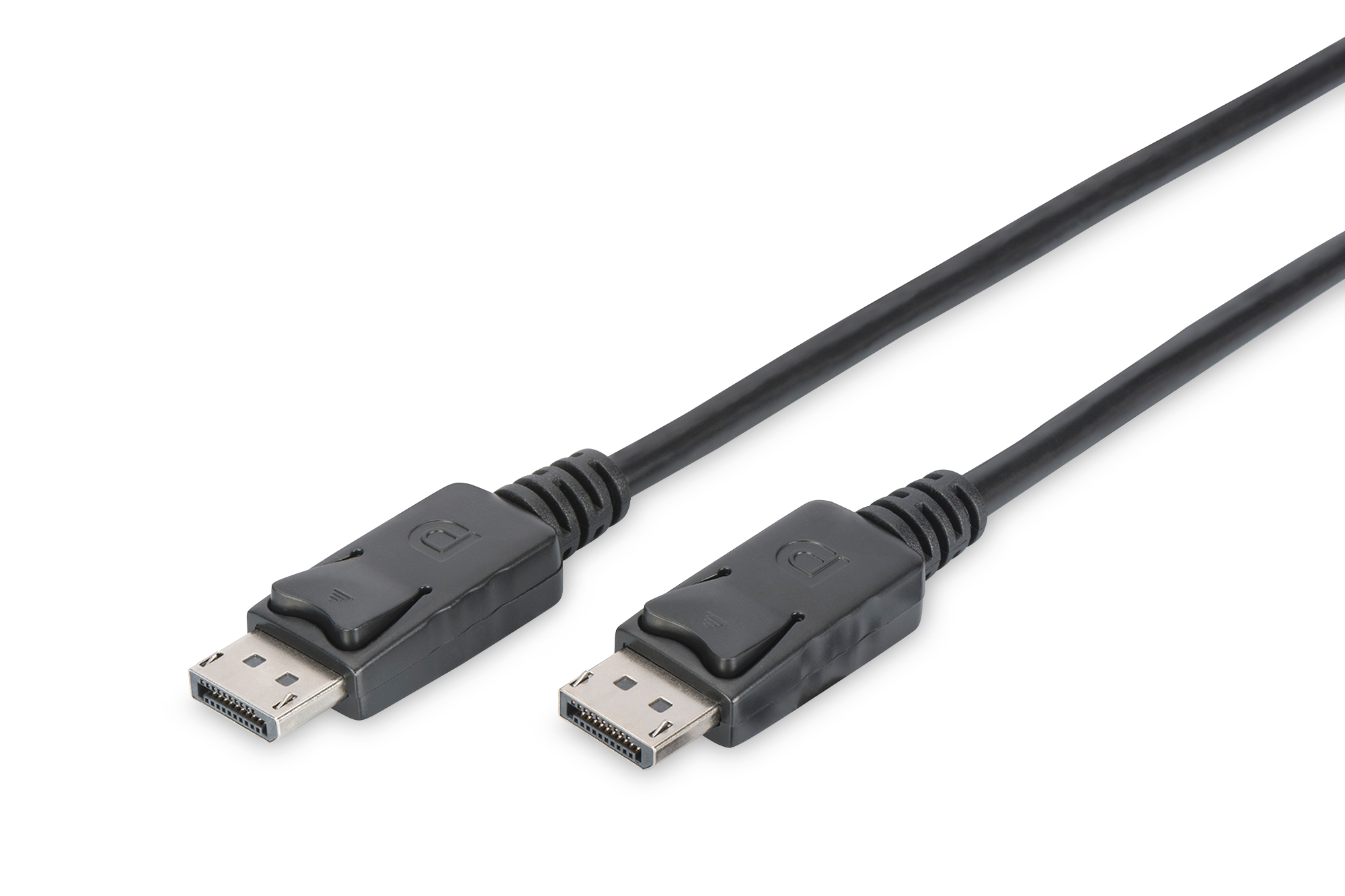 Schwarz Kabel, DIGITUS 2 DisplayPort DB-340100-020-S m,