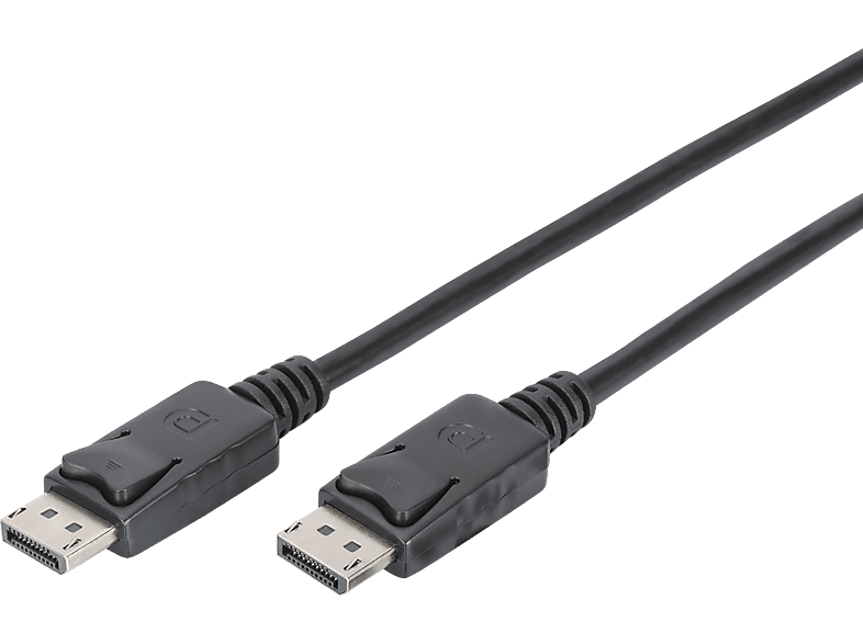 DIGITUS DB-340100-020-S DisplayPort Kabel, 2 m, Schwarz
