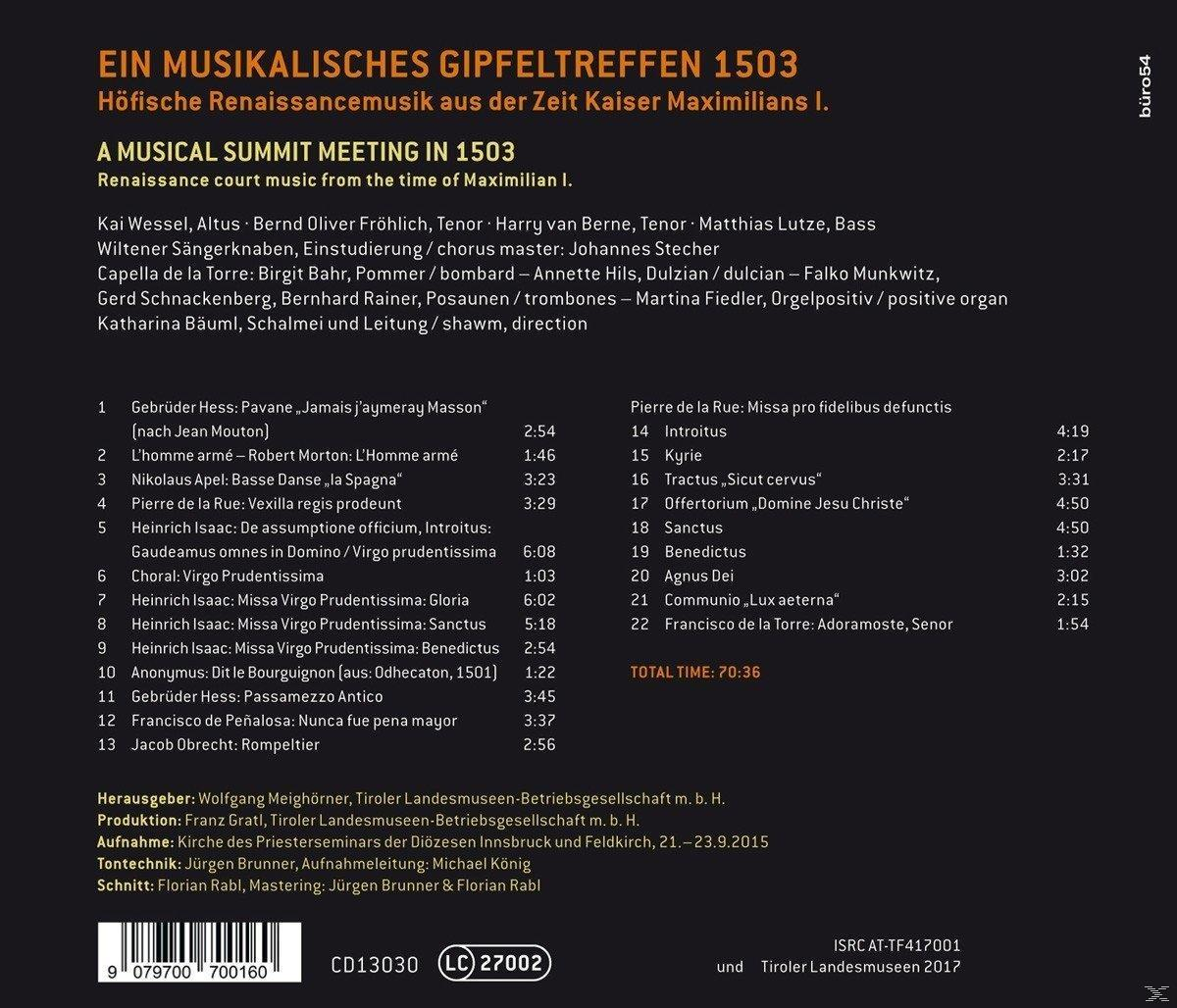 VARIOUS - Ein Musikalisches Gipfeltreffen 1503  - (CD)