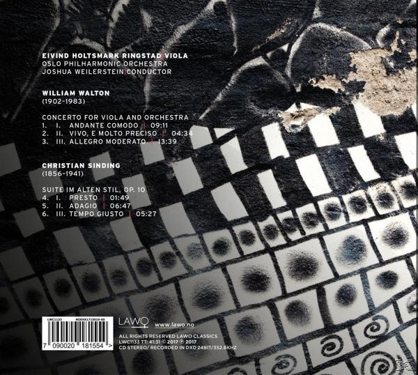 Eivind Holtsmark Ringstad - Walton & Sinding  - (CD)
