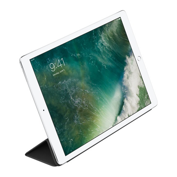 APPLE Leder Smart Cover, Bookcover, Apple, iPad Pro 12.9, Anthrazit