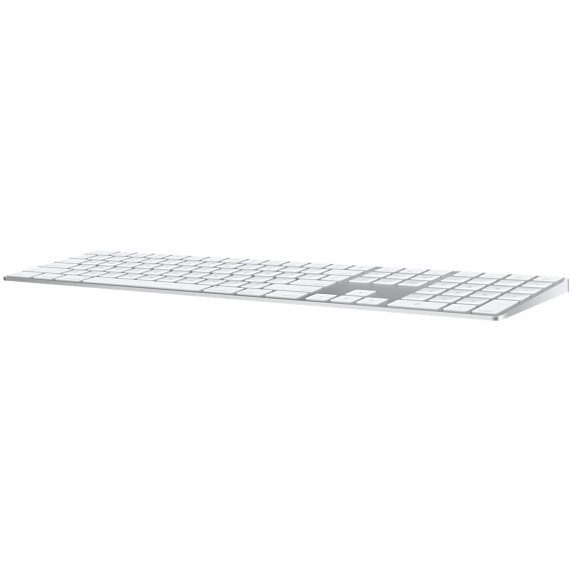 Tastatur, mit D, kabellos, Magic MQ052D/A Scissor, Ziffernblock Silber Keyboard APPLE