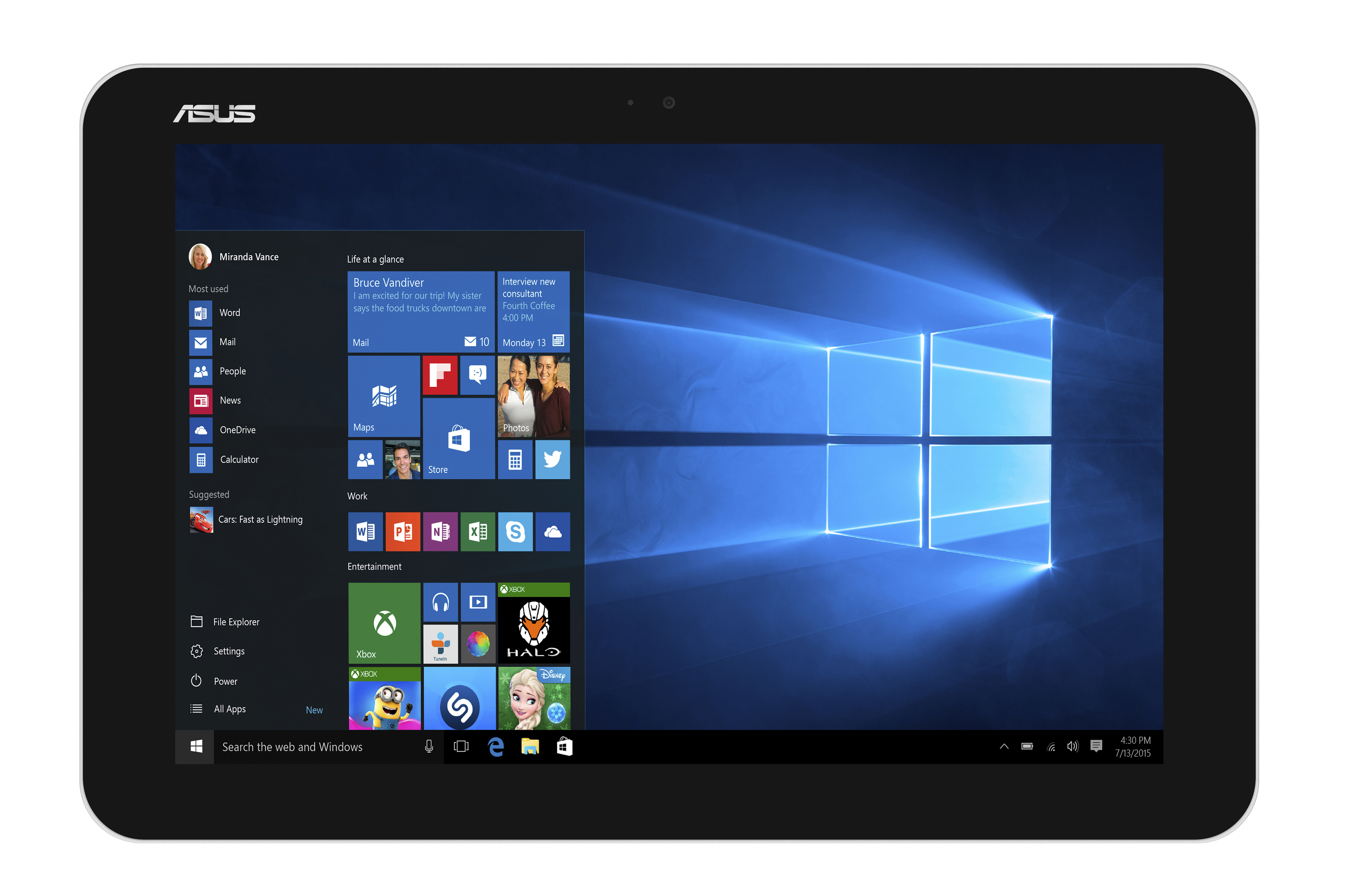 ASUS T102HA-GR042T - 10,1 Zoll - Intel® Atom® x5-Z8350 - 4 GB - 64 GB - Intel® HD Graphics - Windows 10 Home (64 Bit)