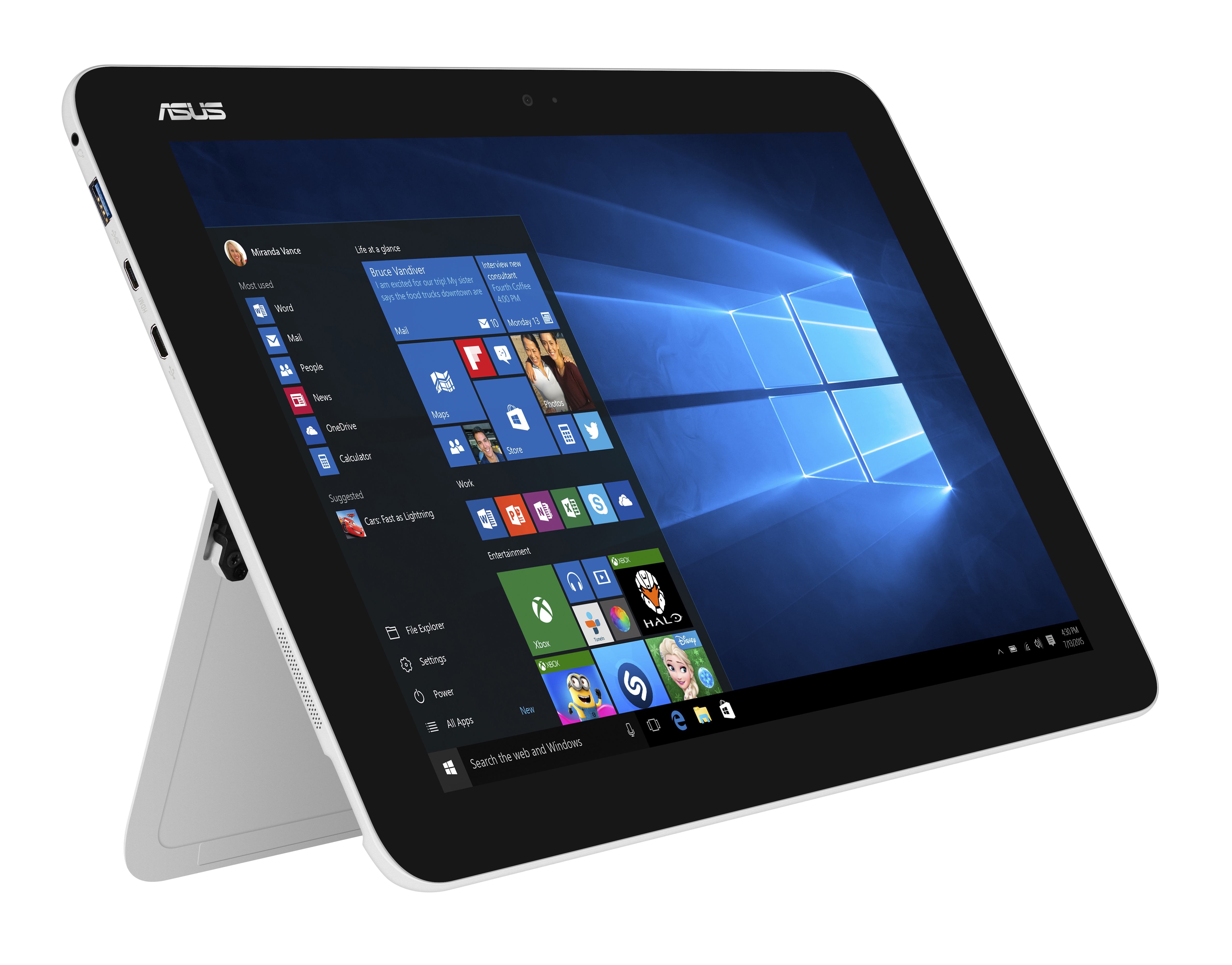 ASUS T102HA-GR042T - 10,1 Zoll - Intel® Atom® x5-Z8350 - 4 GB - 64 GB - Intel® HD Graphics - Windows 10 Home (64 Bit)