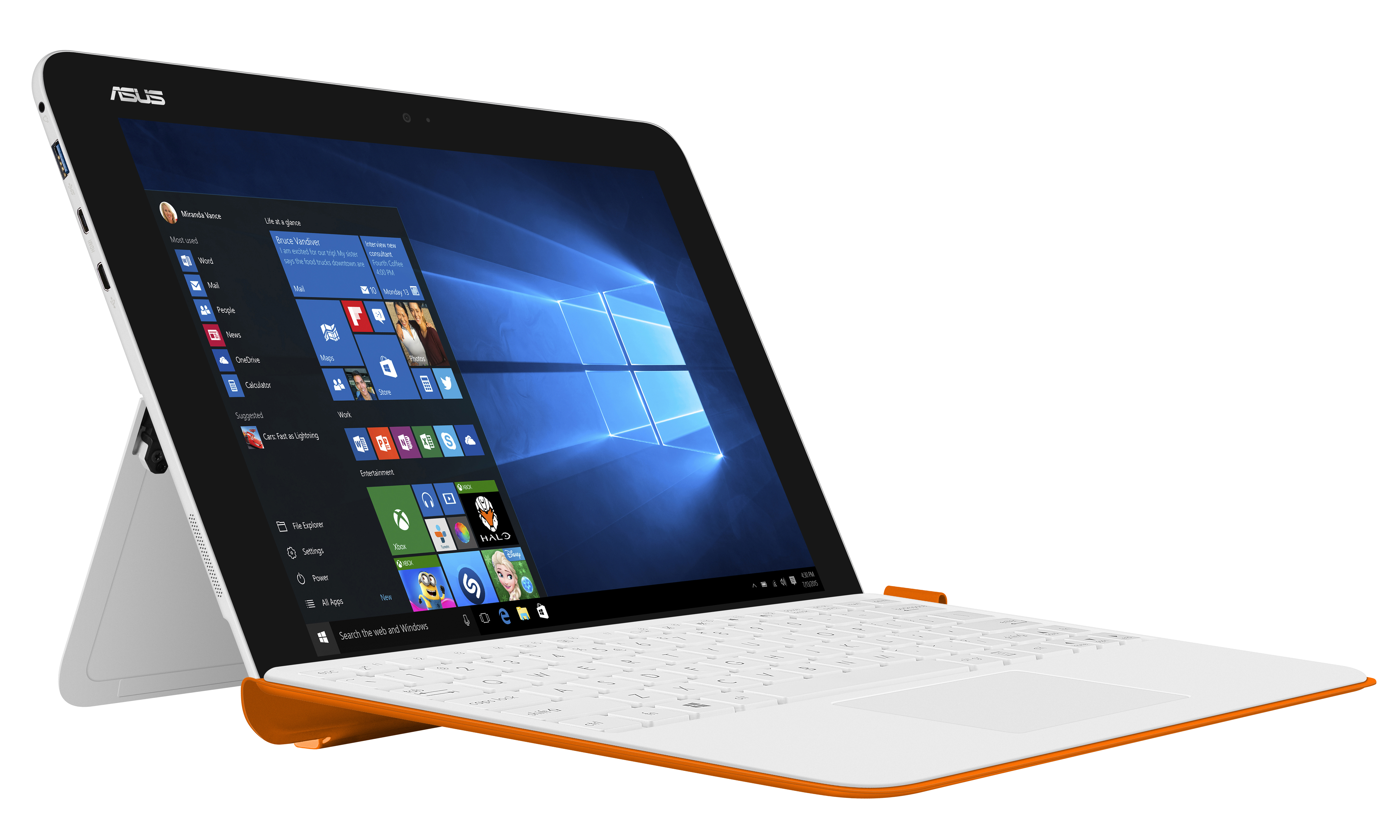 ASUS T102HA-GR042T - 10,1 Zoll - Intel® Atom® x5-Z8350 - 4 GB - 64 GB - Intel® HD Graphics - Windows 10 Home (64 Bit)
