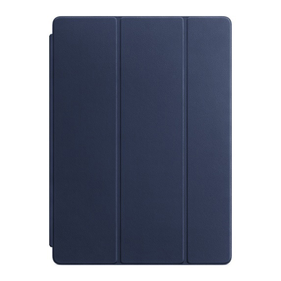 APPLE Leder Smart Cover, Bookcover, Pro Apple, iPad 12.9, Mitternachtsblau