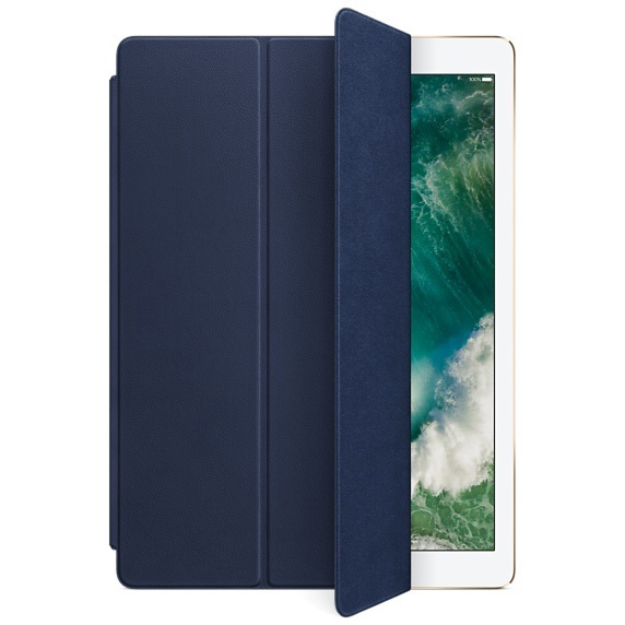 Leder Mitternachtsblau APPLE 12.9, Bookcover, Pro Smart Apple, iPad Cover,