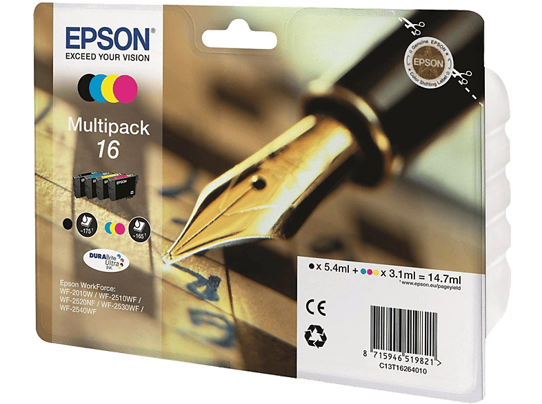 Epson T1626 Multipack Cartouches d'encre