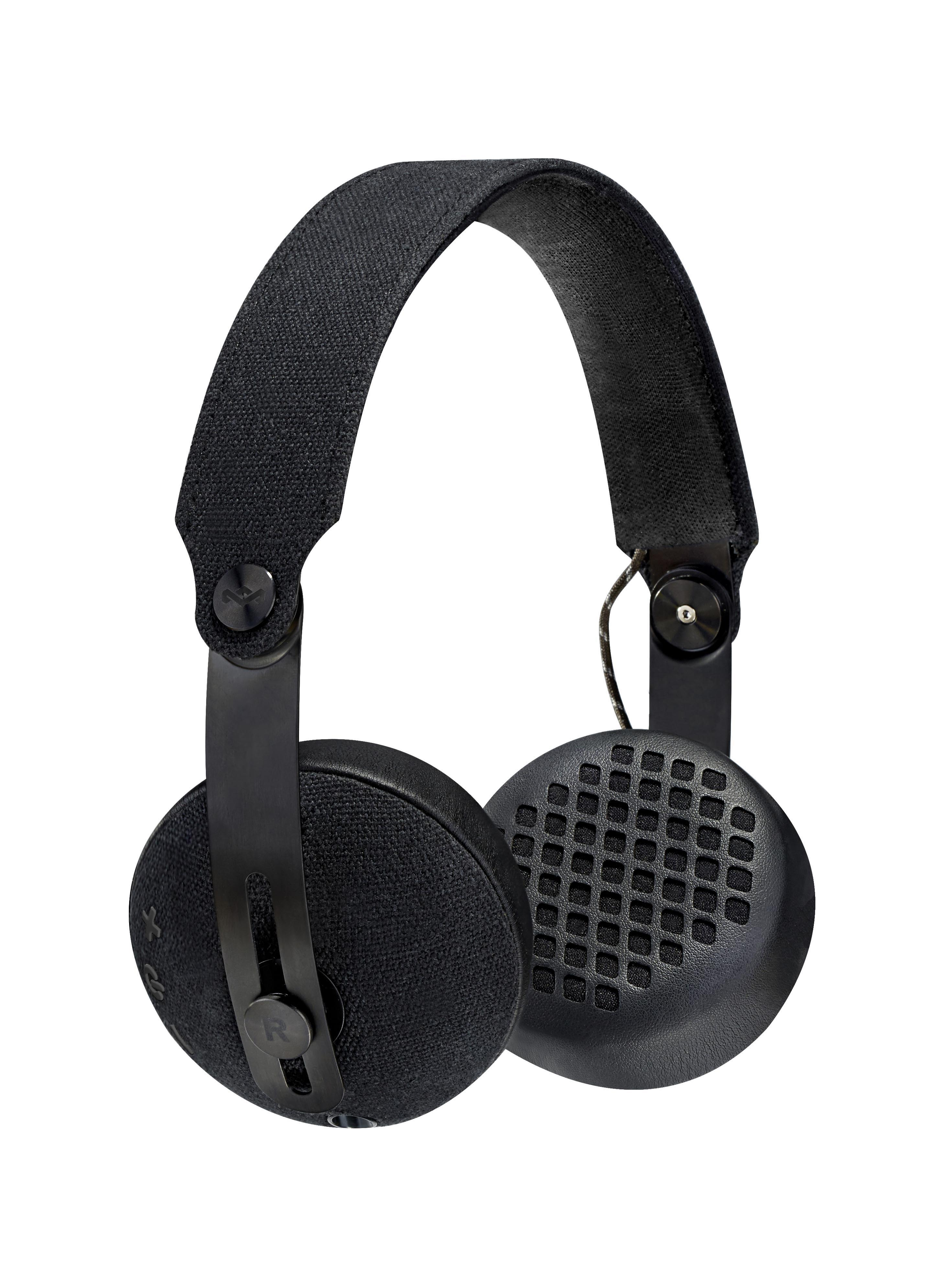 MARLEY EM-JH111-BK RISE, On-ear Kopfhörer Bluetooth Schwarz