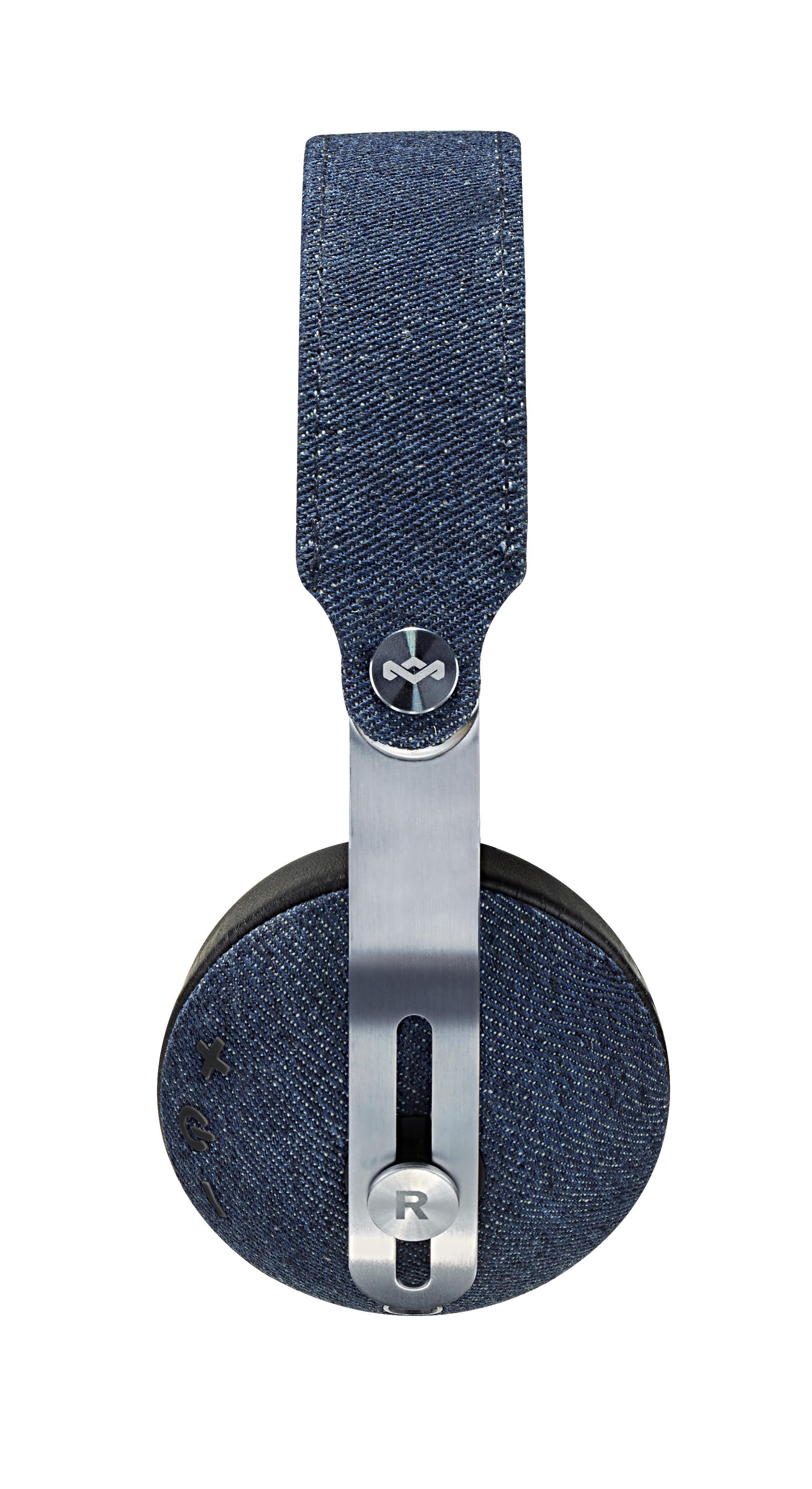 MARLEY EM-JH111-DN RISE, On-ear Kopfhörer Bluetooth Jeans