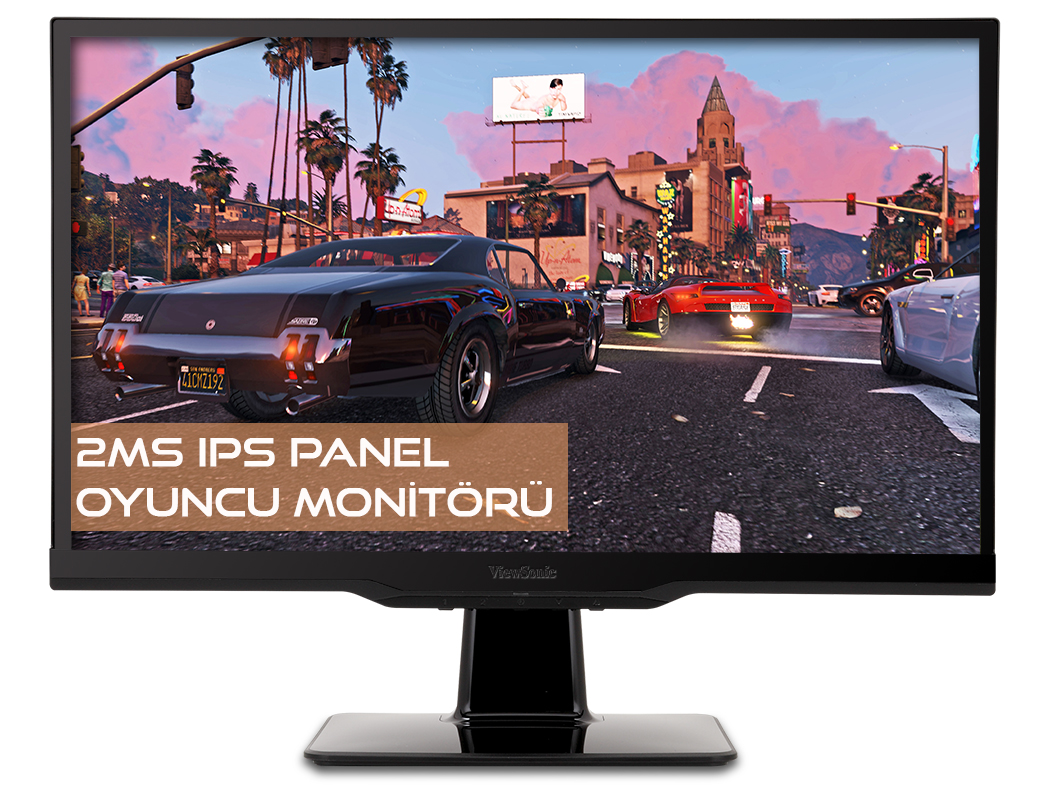 VIEWSONIC 23 Vıewsonıc Vx2363Smhl Full Hd Ips Panel 2Ms D-Sub+2Xhdmı/Mhl Mm %95Srgb Sıyah Eglence Monıtoru