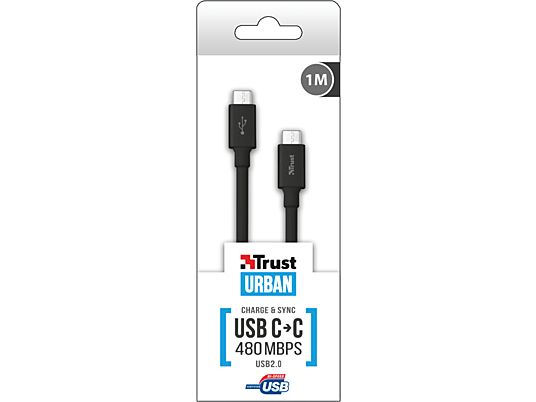 TRUST USB2.0 USB-C TO C CBL 15W