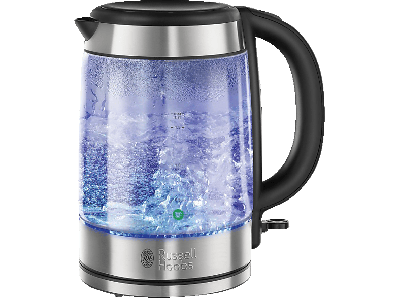 RUSSELL HOBBS 21600-57 RH Wasserkocher , Glas/Edelstahl/Schwarz