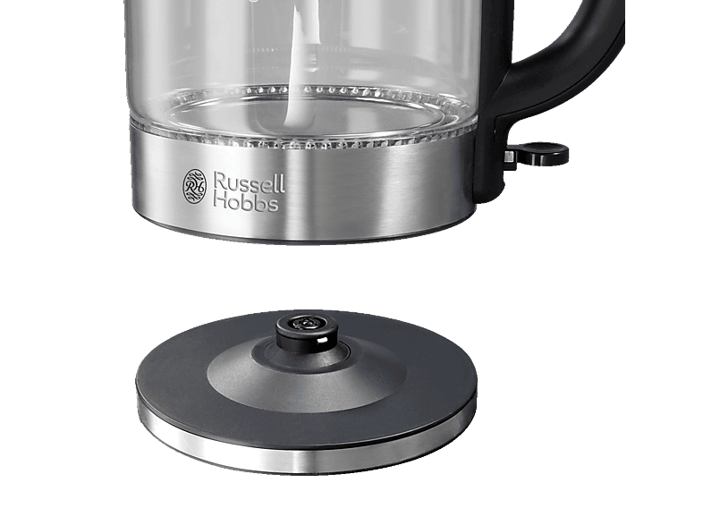 RUSSELL HOBBS 21600-57 RH Wasserkocher , Glas/Edelstahl/Schwarz