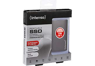 INTENSO Premium Edition - Externe Festplatte SSD (SSD, 256 GB, Anthrazit)