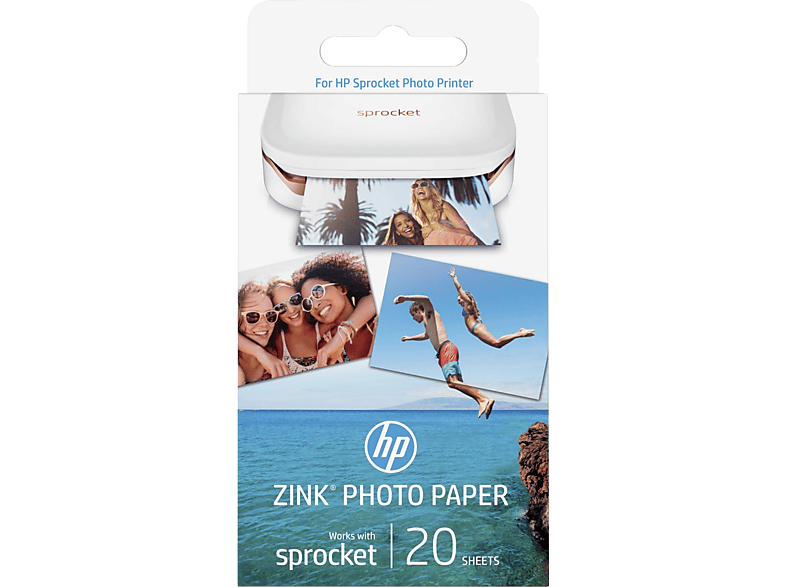 HP Zelfklevende fotopapier ZINK 20 stucks (W4Z13A)