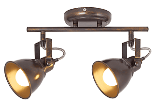 RÁBALUX 5963 Vivienne, indusztriális stílusú szpot lámpa E14 2x MAX 40W antik barna