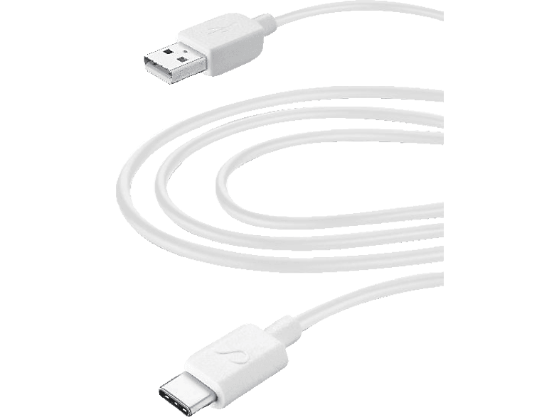 CELLULAR LINE Ladekabel - Daten- und (Weiss)