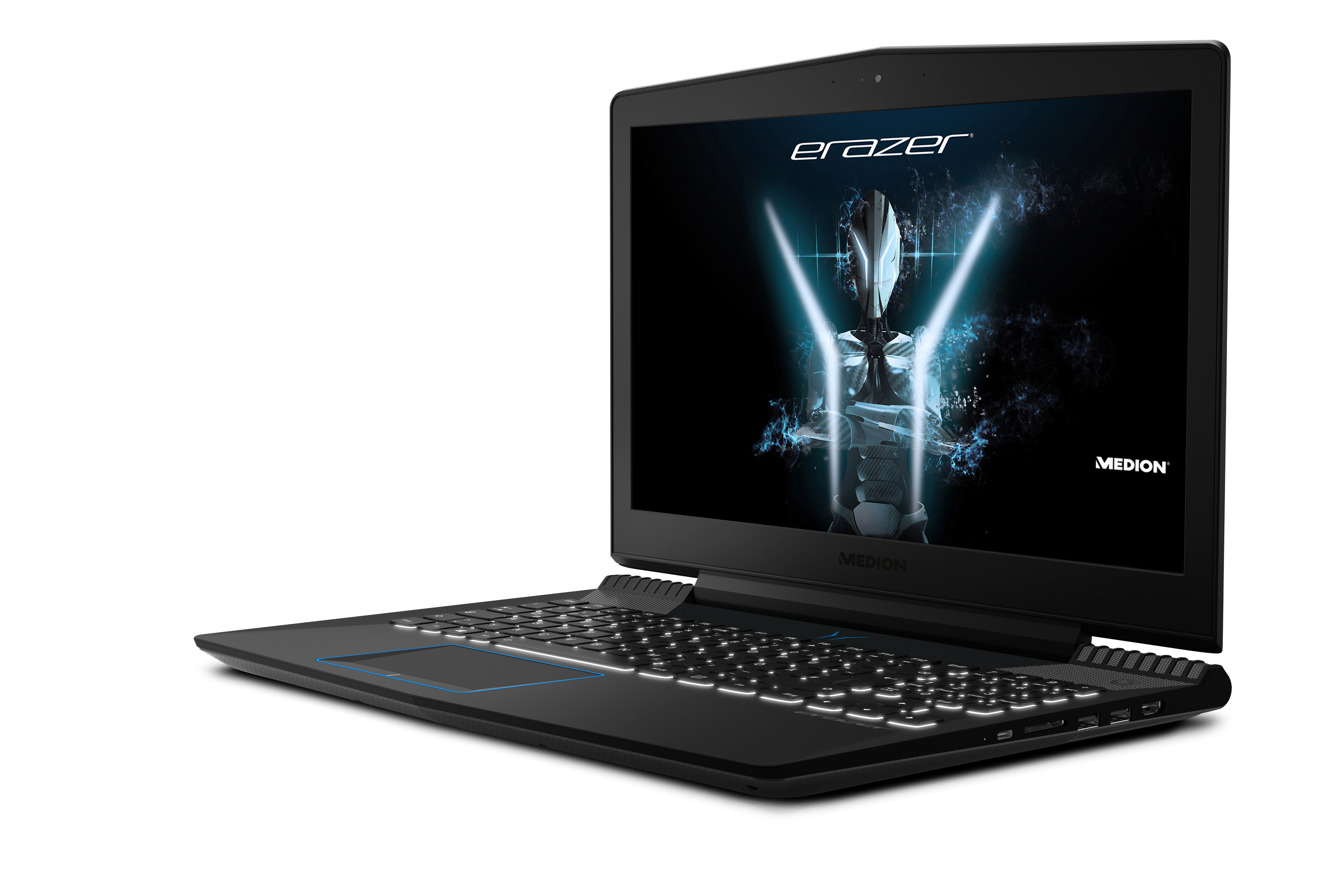 MEDION ERAZER® X6603 - 15,6 Zoll - Intel® Core™ i7 i7-7700HQ - 16 GB - 256 GB - NVIDIA GeForce® GTX 1050 Ti - Windows 10 (64 Bit)