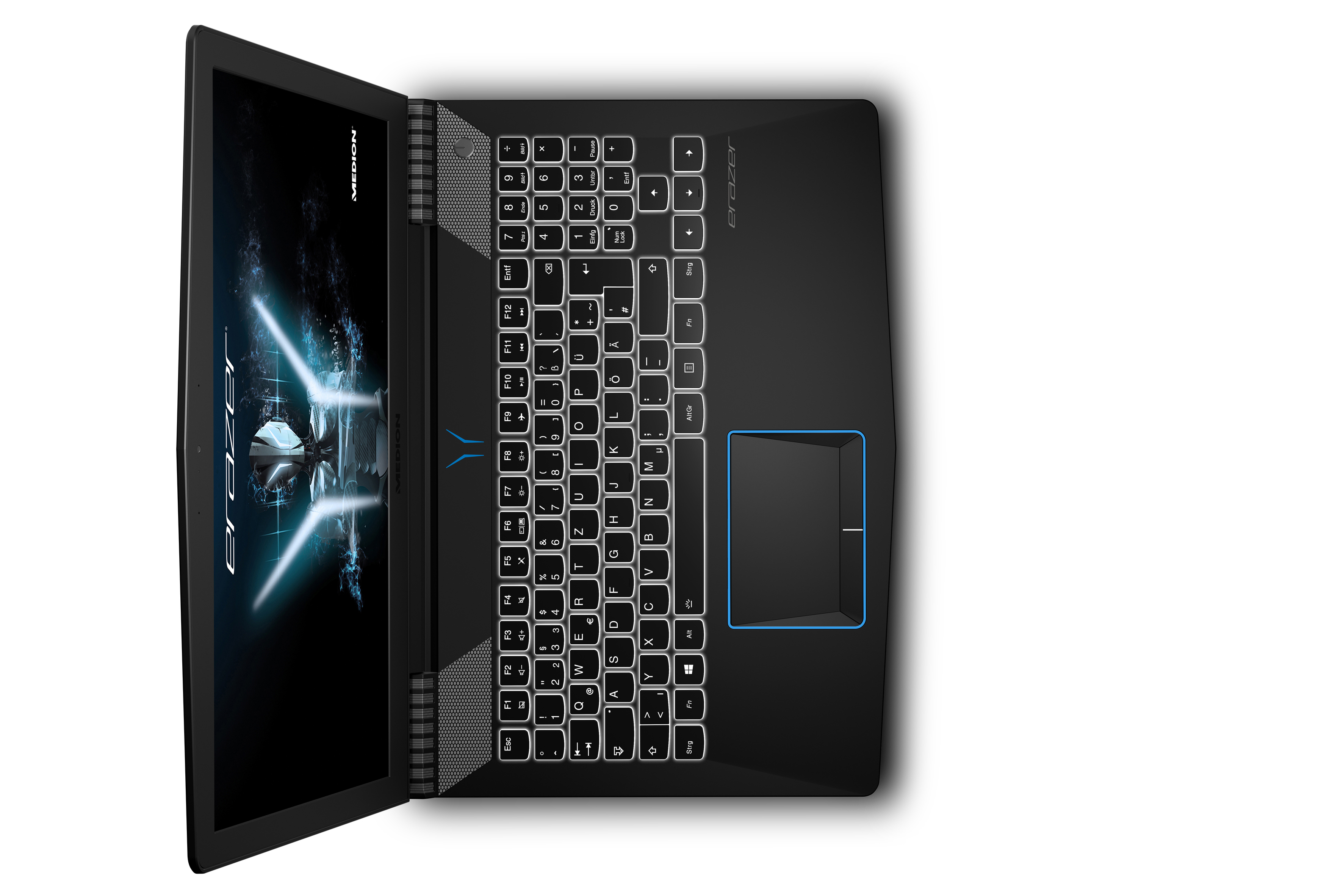 MEDION ERAZER® X6603 - 15,6 Zoll - Intel® Core™ i7 i7-7700HQ - 16 GB - 256 GB - NVIDIA GeForce® GTX 1050 Ti - Windows 10 (64 Bit)