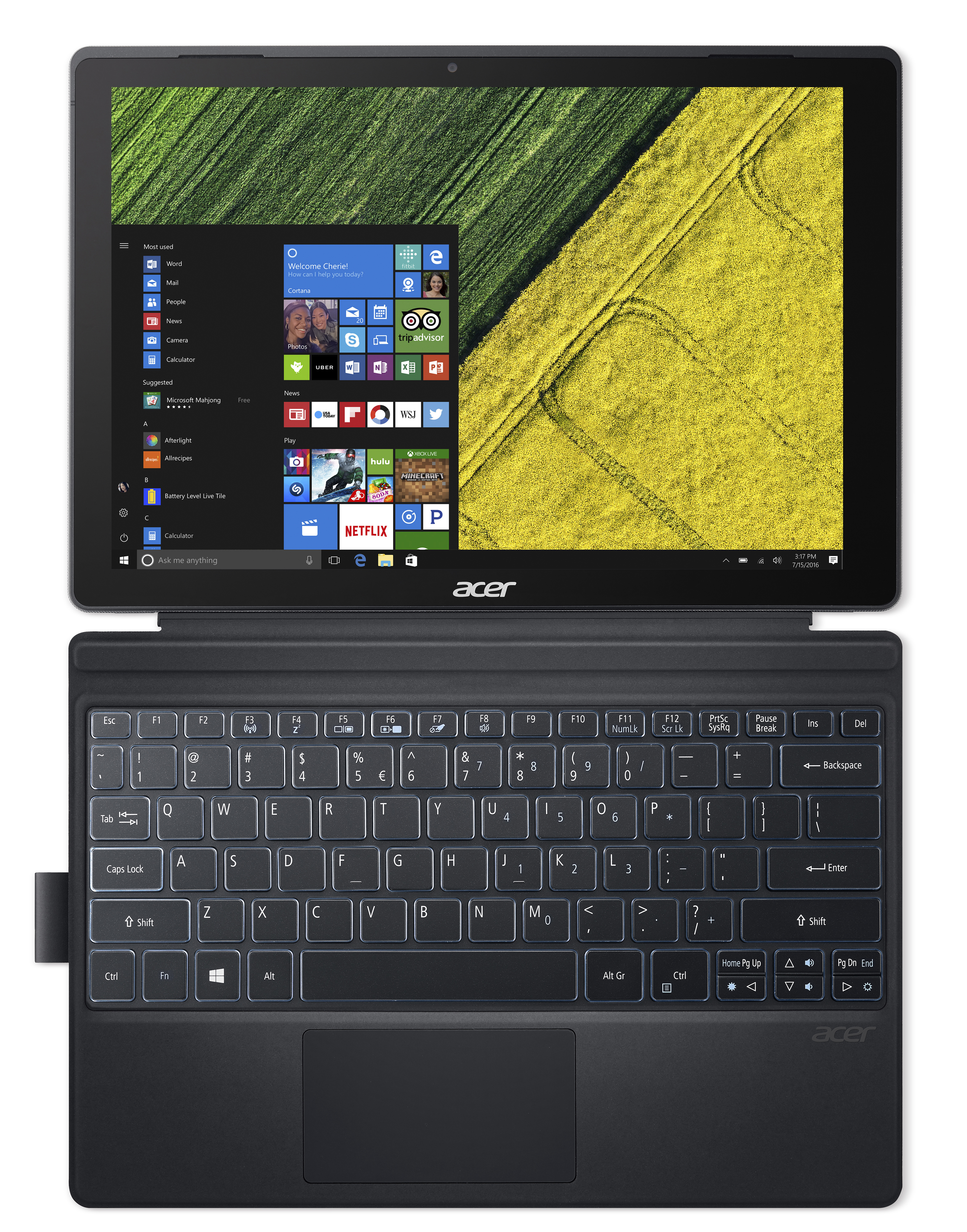 ACER Switch 5 (SW512-52-5819) - 12 Zoll - Intel® Core™ i5 i5-7200U - 8 GB - 256 GB - Intel® HD 620 - Windows 10 Home (64 Bit)