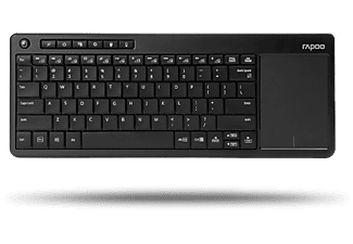 RAPOO K2600 Draadloos Toetsenbord met Touchpad Zwart