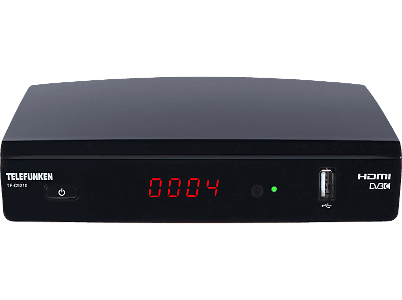 Telefunken Tf C9210 Kabel Receiver Dvb C Schwarz Kabel Receiver Kaufen Saturn