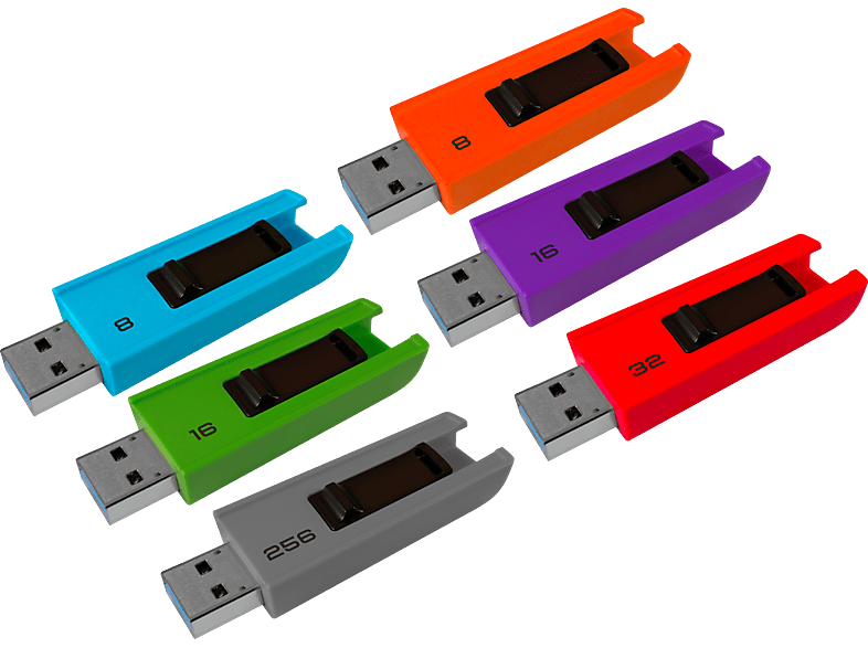 EMTEC USB-stick B250 Slide 3.0 128 GB (ECMMD128GB253)