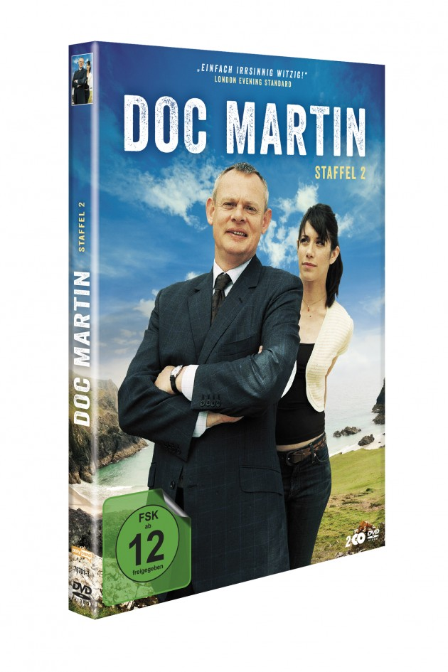 Eine DVD-Hülle mit zwei Personen auf dem Cover. Weißer Hintergrund.