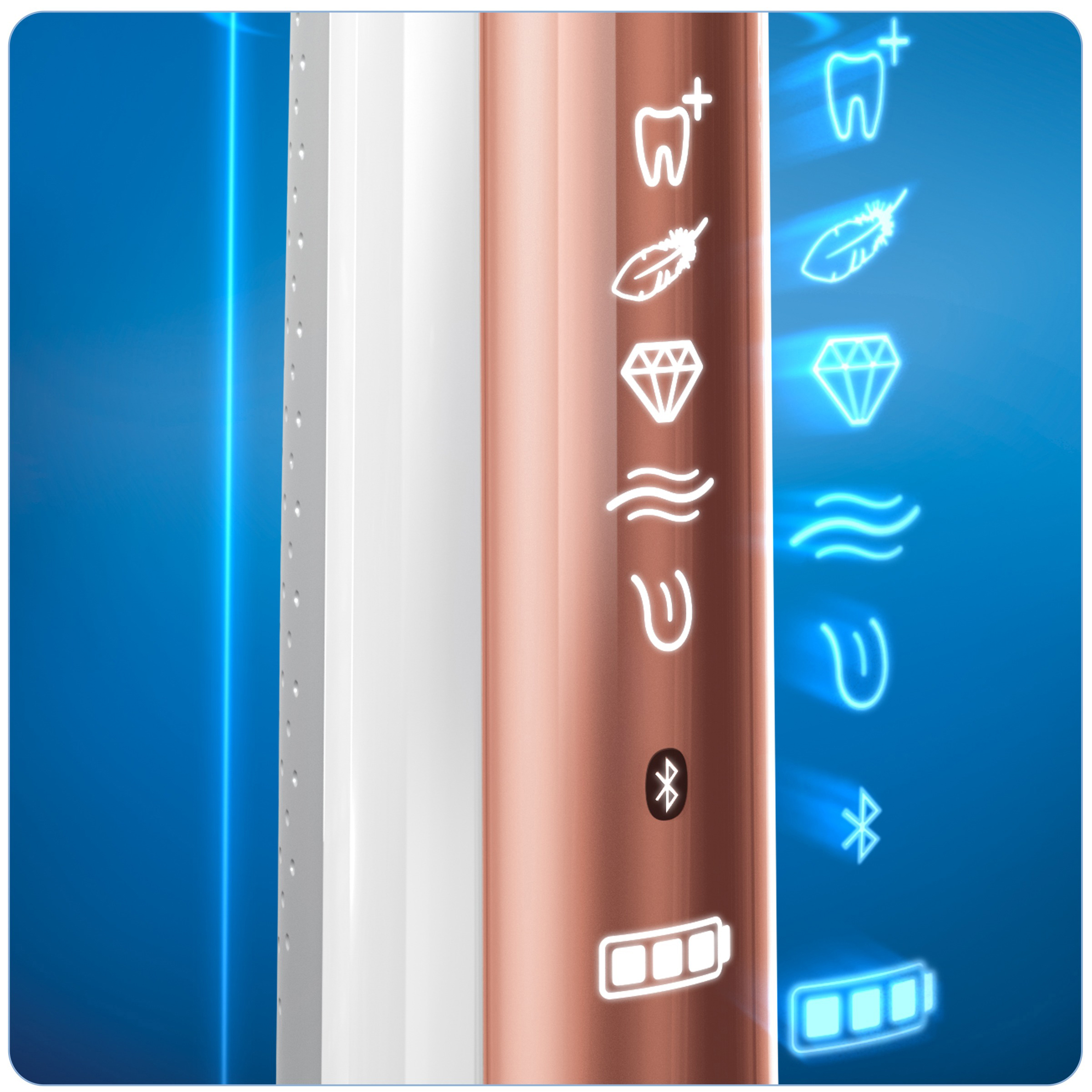 ORAL-B Genius 9300 Rose Gold Cross Action fejjel