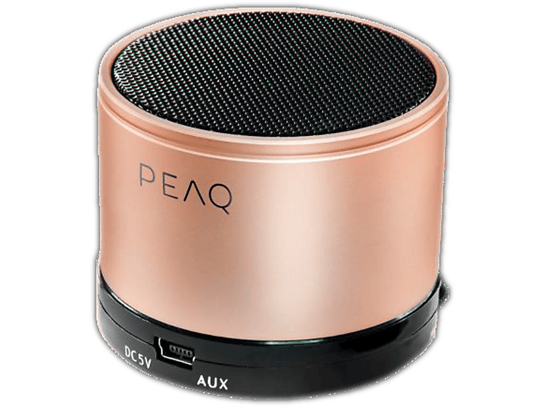 PEAQ Draagbare luidspreker Bluetooth Roze (PPA11BT-RS)