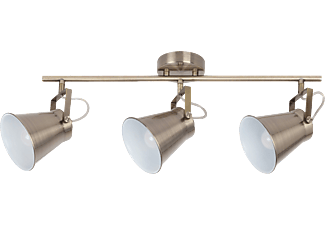 RÁBALUX 6518 Martina, modern indusztriális stílusú szpot nagy fejjel E27 3x MAX 60W bronz