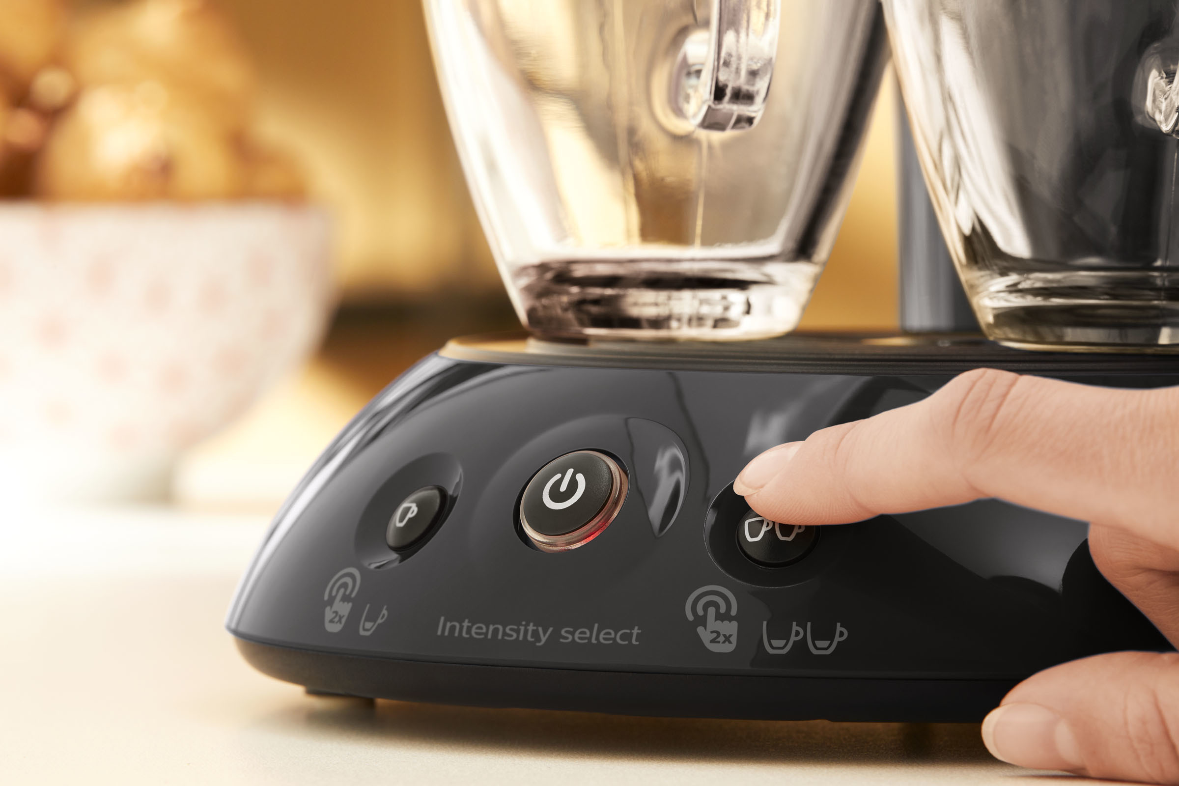 PHILIPS SENSEO® HD 6554/68 Original Padmaschine, Schwarz