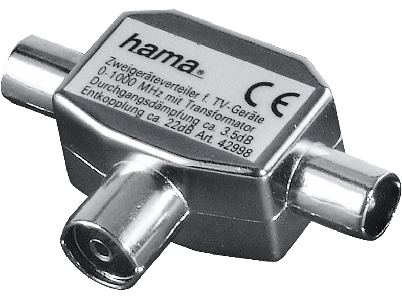 HAMA Antenne splitter metaal (75122469)