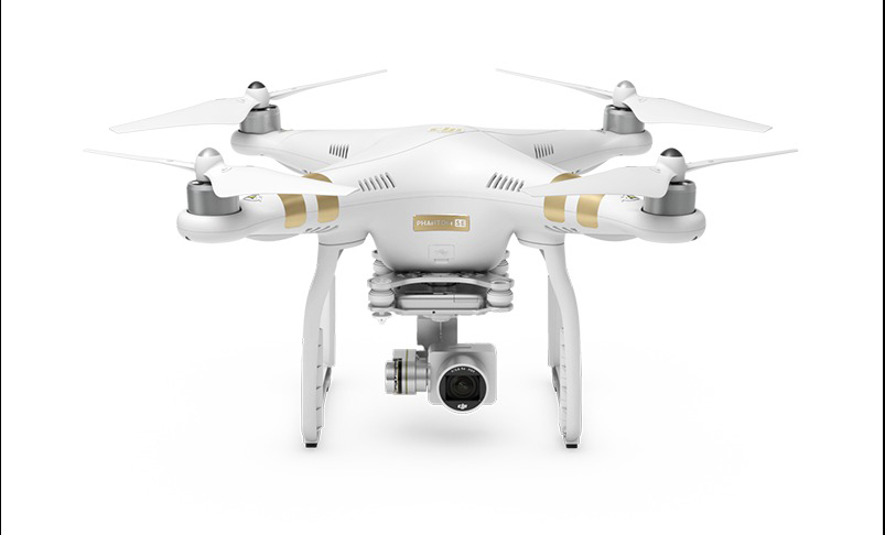 Weiß/Gold DJI 3 Phantom SE Drohne,