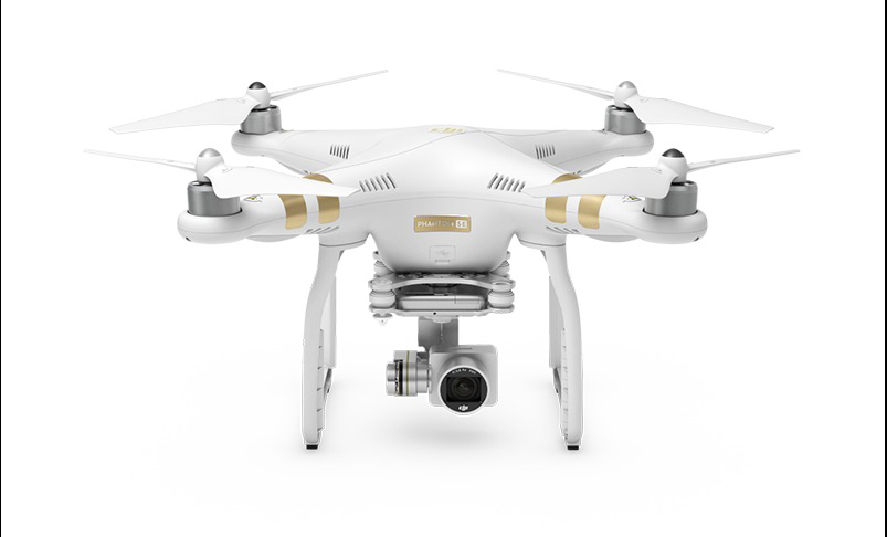 DJI Phantom 3 SE Drohne, Weiß/Gold