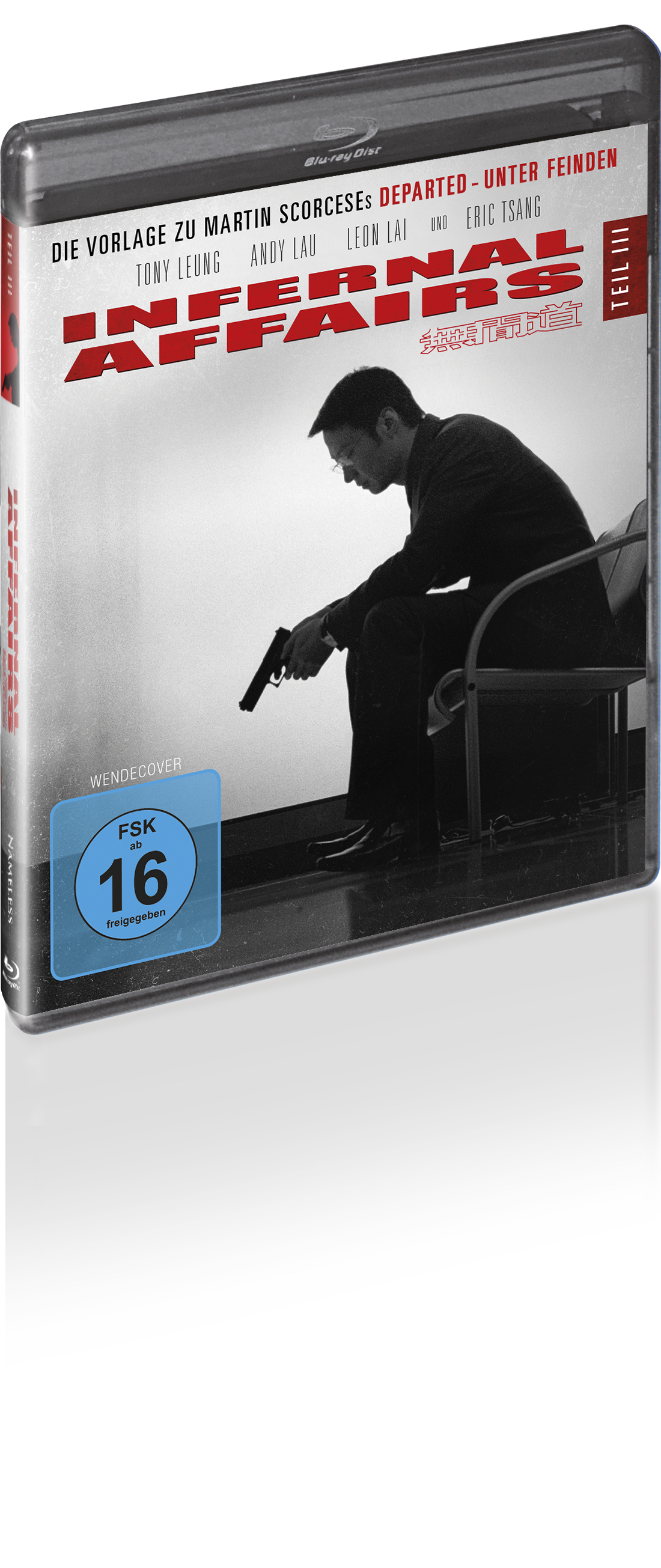 Rückseite einer DVD-Hülle. Es zeigt verschiedene Filmcover und Text.