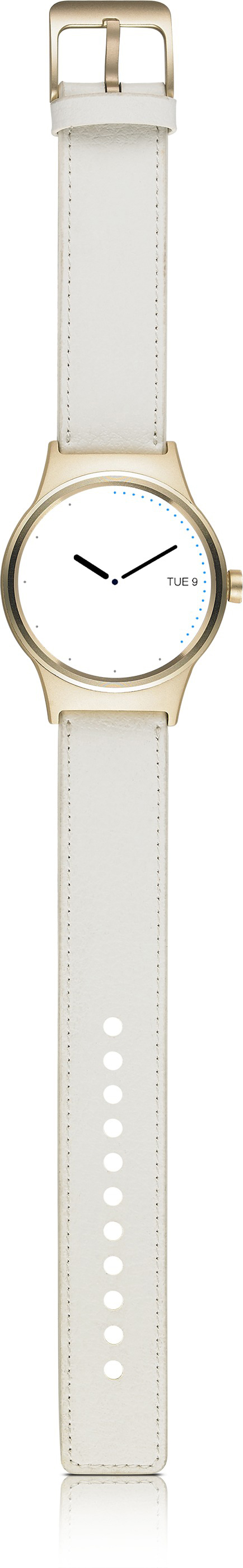 TCL MOVETIME Smart Watch Leder/TPU, Universal, Weiß