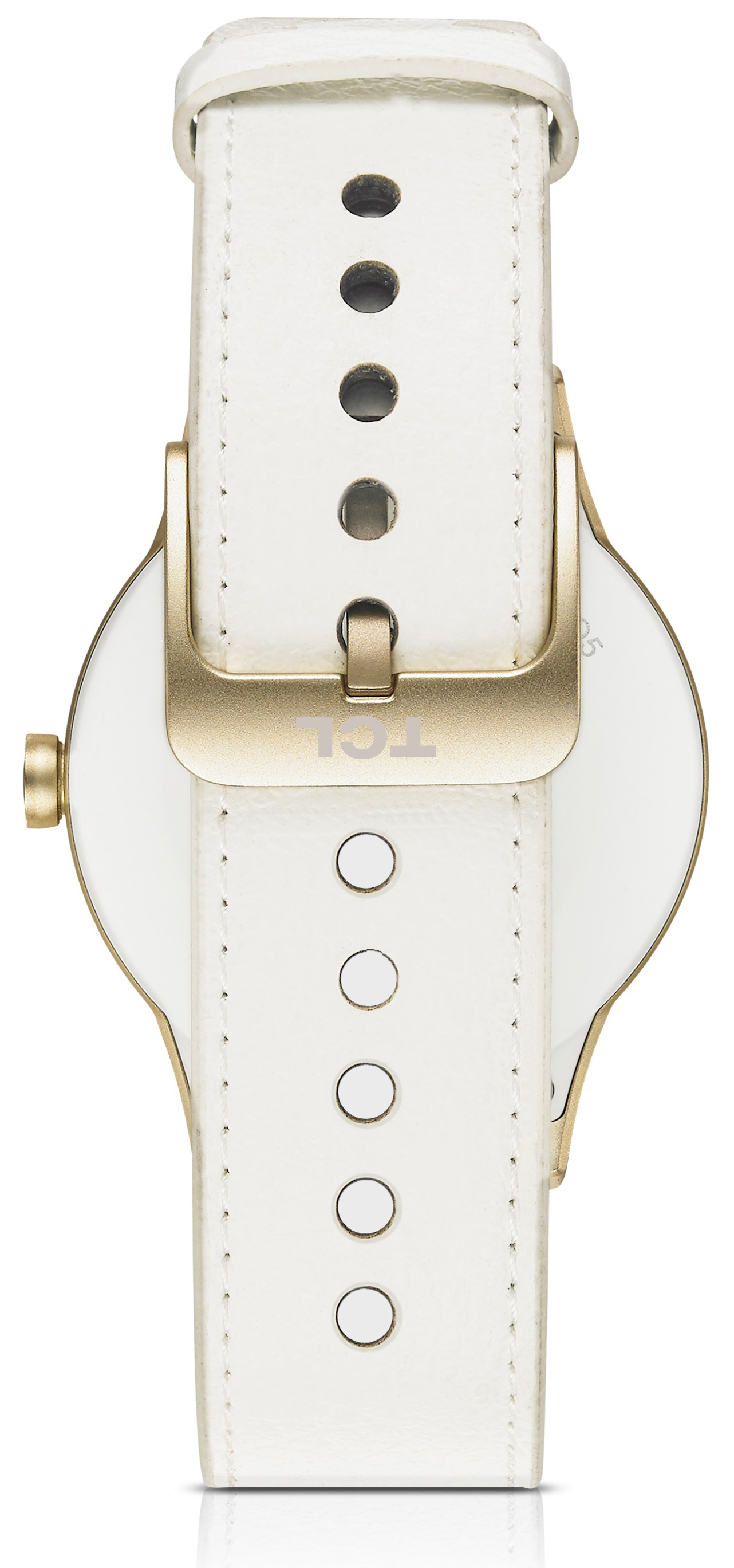 TCL MOVETIME Smart Watch Leder/TPU, Universal, Weiß