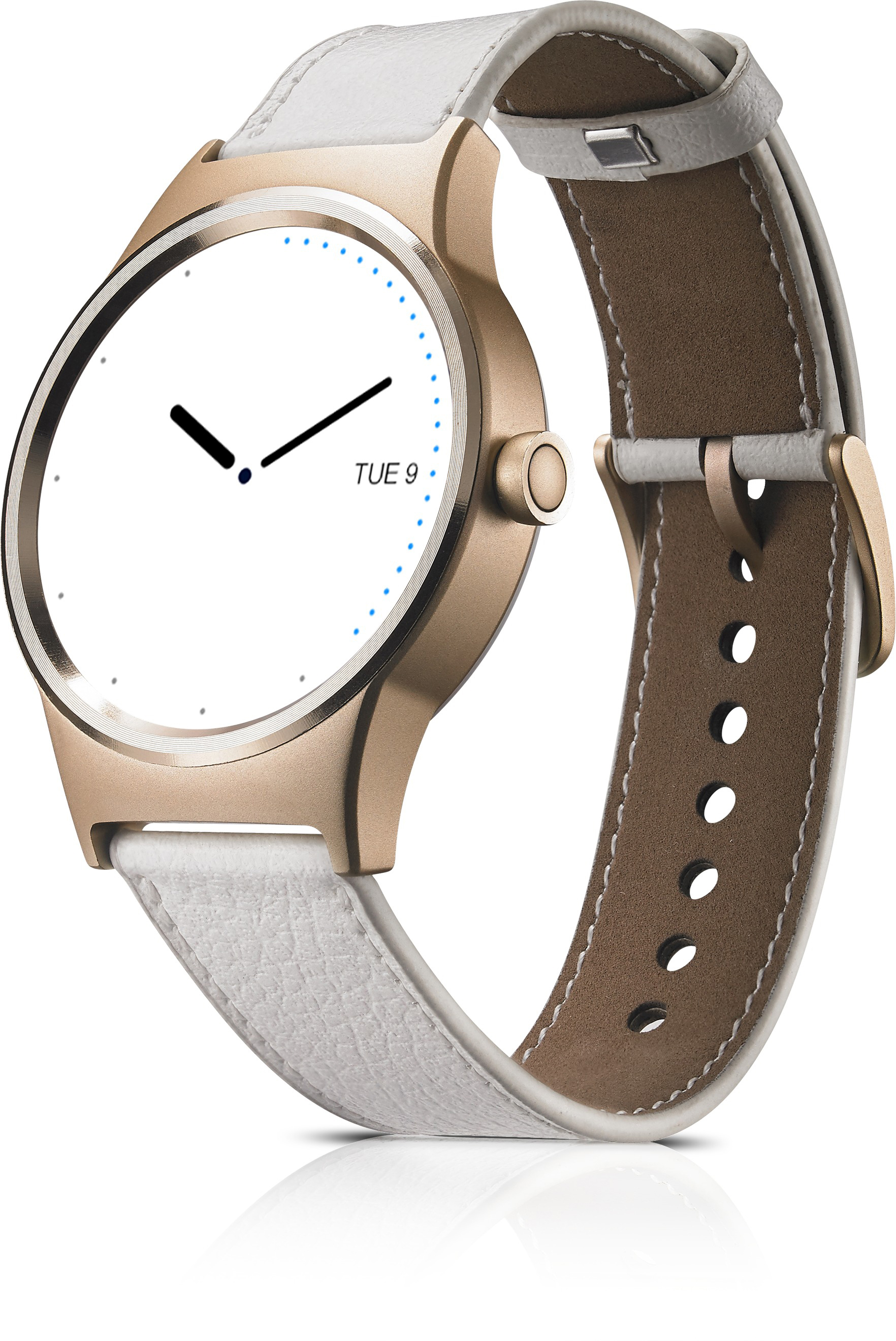 TCL MOVETIME Smart Watch Leder/TPU, Universal, Weiß