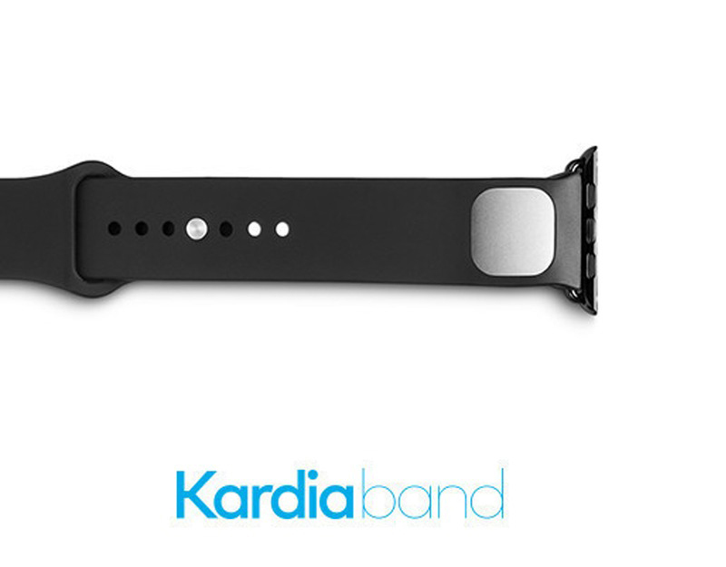 ALIVE COR Kardia Band, EKG Armband, Schwarz