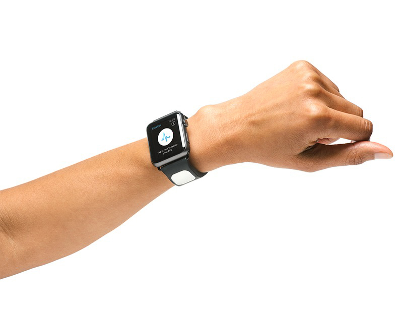 ALIVE COR Kardia Band, EKG Armband, Schwarz