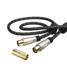 Antennenkabel Koax-Stecker - Koax-Kupplung, 1.5 m (00179235)