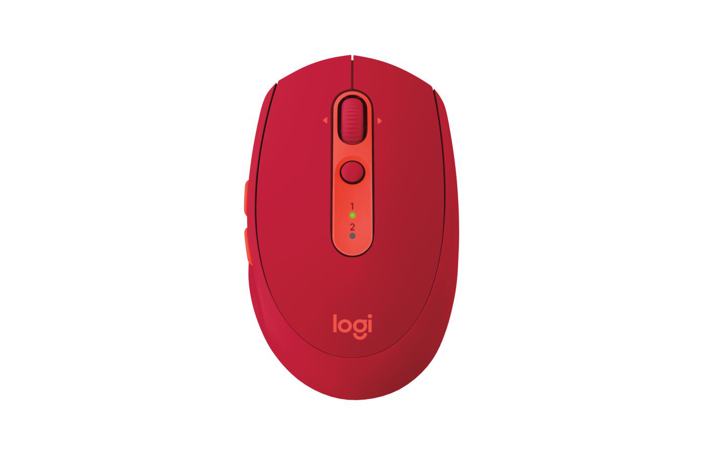 LOGITECH M590 Multi-Device Silent Funkmaus, Rot