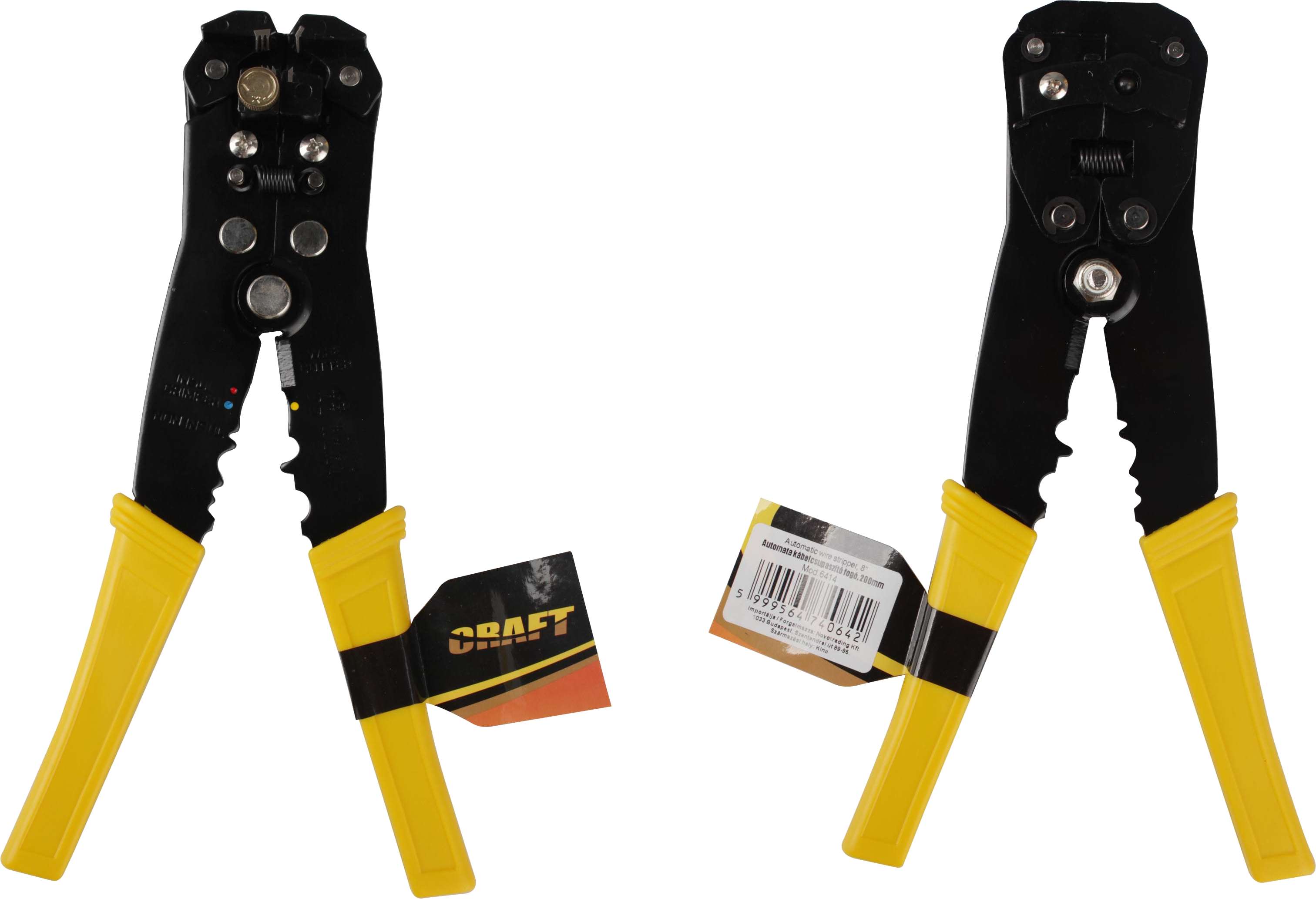 CRAFT 6414 Kábelcsupaszoló, automata, 200mm