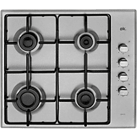 MediaMarkt OK. OBH463126 Kookplaat - Inbouw - Gas - breedte 58 cm aanbieding