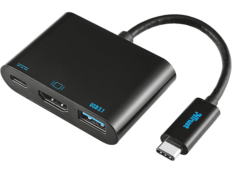 TRUST Multi-poortadapter USB-C - USB 3.1 / HDMI / USB-C (21260)